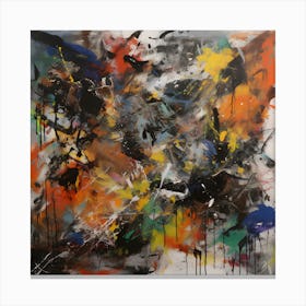 Abstract Painting Canvas Print