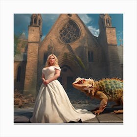 Wedding Dragon Canvas Print