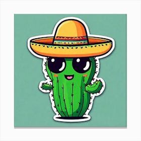 Mexican Cactus 20 Canvas Print