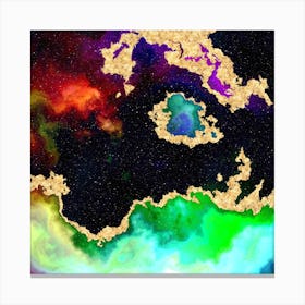 100 Nebulas in Space Abstract n.004 Canvas Print