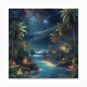 Tropical paradise Canvas Print