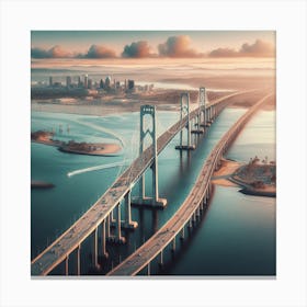 San Diego Bay Bridge Canvas Print