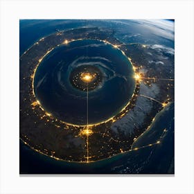 Earth From Space 2 Canvas Print