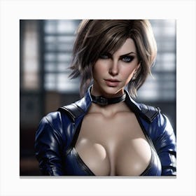 Jill Valentine Canvas Print