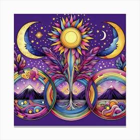 Psychedelic Painting 12 Canvas Print