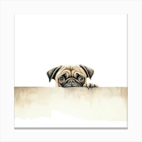 Pug Dog Canvas Print