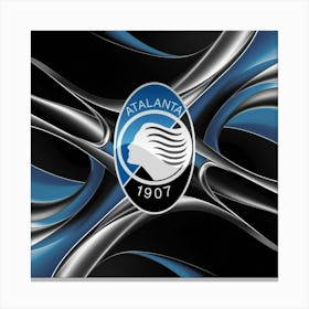 Atalanta BC Logo Wall Art 9 Canvas Print