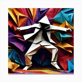 Origami Dancer 142 Canvas Print