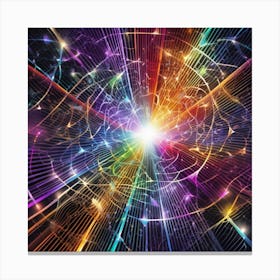 Psychedelic Abstract Background Canvas Print