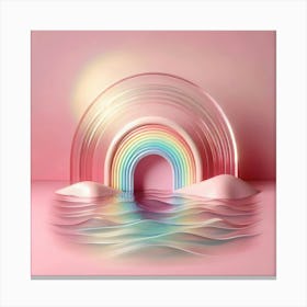 Rainbow In The Water Canvas Print