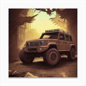 Jeep Wrangler 1 Canvas Print