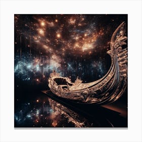 Gondola In Space 1 Canvas Print