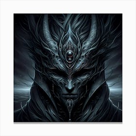 Demon Head Canvas Print