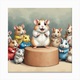 Hamsters 1 Canvas Print