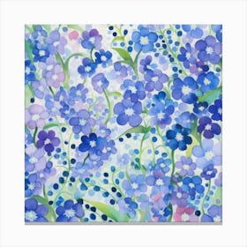 Forget-Me-Nots Canvas Print