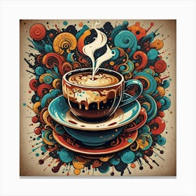 Coffee Cup 91 Canvas Print