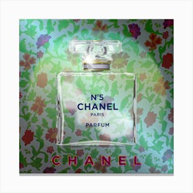 CHANEL PARFUM FLOWERS | POP ART POSTER Canvas Print