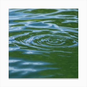 Ripples In The Water Canvas Print