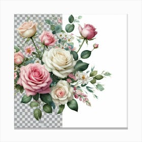 Bouquet Of Roses 3 Canvas Print