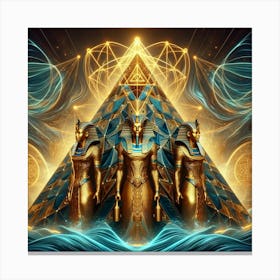 Sacred Symbols: Decoding the Magic of Ancient Egypt" Canvas Print