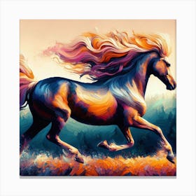 Cute Horse Canvas Print