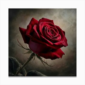 Red Rose 6 Canvas Print