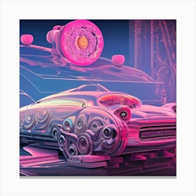 Futuristic Car Canvas Print