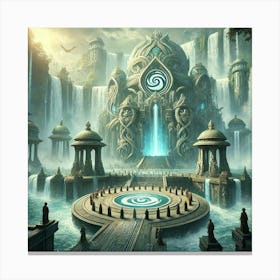 Abyssal Temple Canvas Print