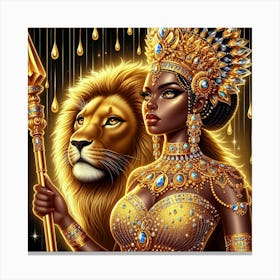 Egyptian Queen 2 Canvas Print