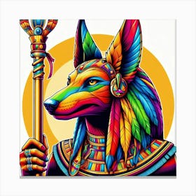 Egyptian anubas 3 Canvas Print