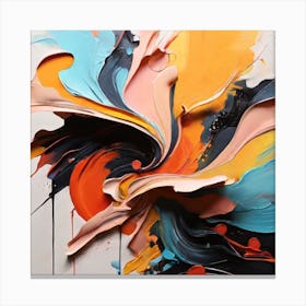 Abstract Painting Canvas Print