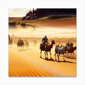 Kings Of The Desert Canvas Print