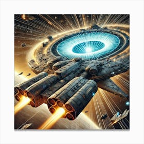 Gravitational Disruptor Converted Canvas Print