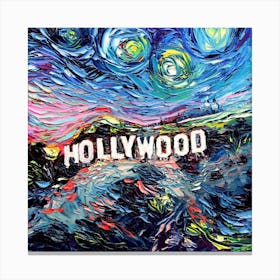 Hollywood Art Starry Night Van Gogh Canvas Print