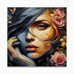 Flower power Canvas Print