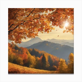 Autumn In The Mountains Canvas Print