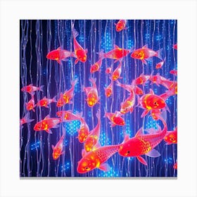 Koi Pond 1 Canvas Print