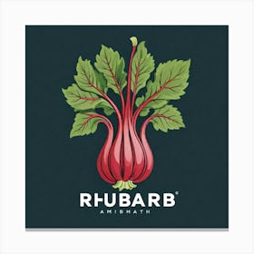 Rhubarb 134 Canvas Print
