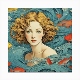 Mermaid 3 Canvas Print