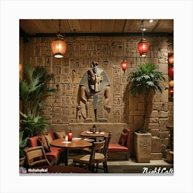 Egyptian Restaurant Canvas Print