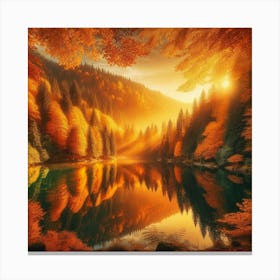 Autumn In The Mountains 4 Canvas Print