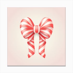 Christmas Bow Canvas Print