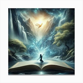 Open Book 2 Canvas Print