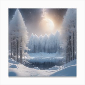 Winter Landscape 4 Canvas Print