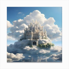 Castle In The Clouds Canvas Print