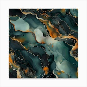 Gilded Marble (12) Canvas Print