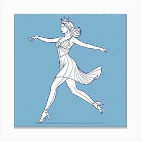 Ballet Dancer Canvas Print