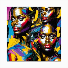 Three Black Women 1 Canvas Print