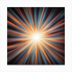 Abstract Light Burst 5 Canvas Print