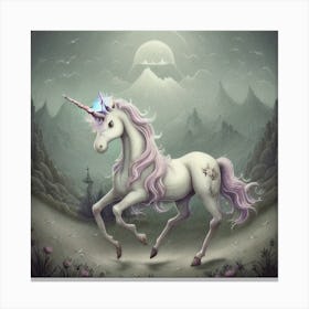 Beautiful Unicorn 2 Canvas Print